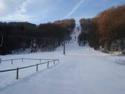Discesa alla stazione a valle