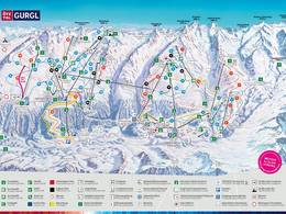 Mappa delle piste Gurgl - Obergurgl-Hochgurgl