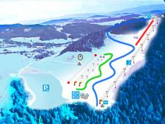 Mappa delle piste Limanowa