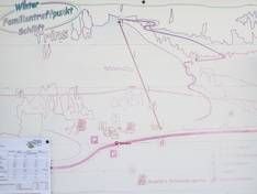 Mappa delle piste Trins