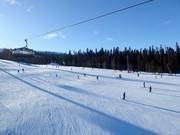 Pista facile nella zona a valle di Hundfjället