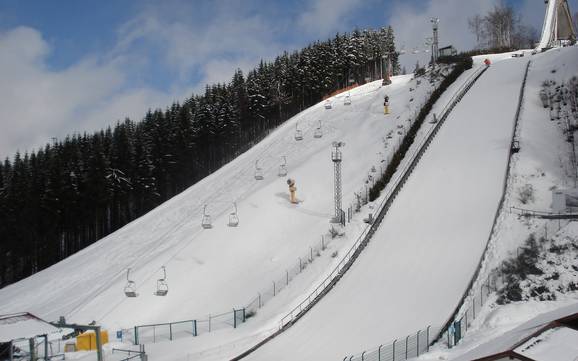 Comprensorio sciistico migliore nell' Hochsauerlandkreis – Recensione Winterberg (Skiliftkarussell)