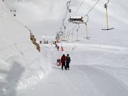 Schlepplift Mittelstation - Skilift con T-bar/ancora