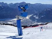 Cannone da neve ad alte prestazioni allo Zettersfeld