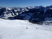 Discesa nera Wiedersberg presso la Hornbahn 2000