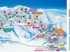 Mappa delle piste Mitsumata/Kagura/Tashiro (Mt. Naeba)