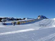 Tappeto Cima Zoncolan presso la stazione a monte Monte Zoncolan