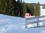 Segnaletica pista di media difficoltà