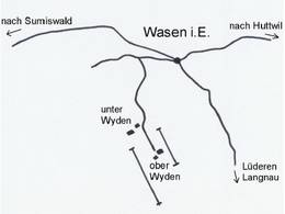 Mappa delle piste Wasen im Emmental