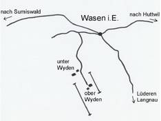Mappa delle piste Wasen im Emmental