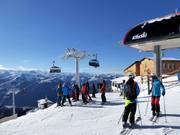 Inizio della giornata sugli sci al Kitzbüheler Horn