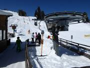 Übungswiesenlift - Skilift con T-bar/ancora