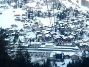 Vista sugli alloggi di Klosters
