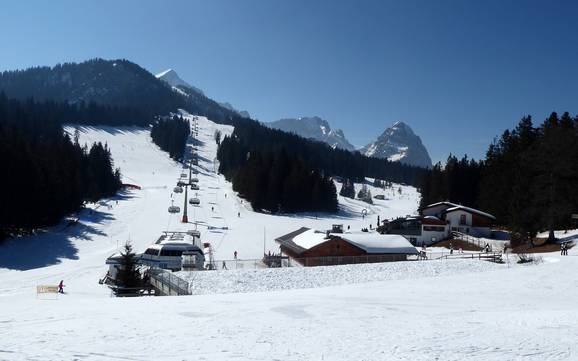 Sciare nella Zugspitz Region