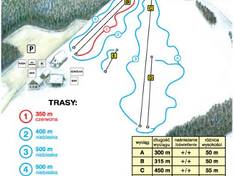 Mappa delle piste Rybno