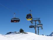 Kombibahn Penken - Seggiocabinovia con seggiole 8 posti e cabine 10 posti