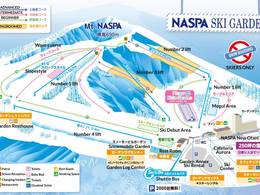 Mappa delle piste Naspa Ski Garden
