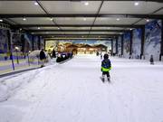 Pista pratica presso il tappeto roulant