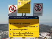 Orientamento presso la stazione a monte della funivia