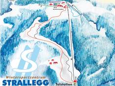 Mappa delle piste Almblicklifte - Strallegg