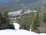 Vista sulle sistemazioni nel Whistler Village