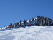 Lancia da neve a St. Johann in Tirol