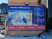 Tabellone informativo presso la seggiovia combinata