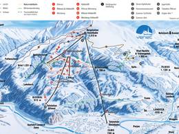 Mappa delle piste Venet - Landeck/Zams/Fliess