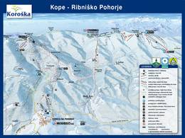 Mappa delle piste Ribniška koča - Ribniško Pohorje