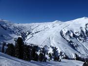 Vista verso la seggiovia Frühmesserbahn