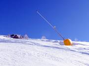 Lancia da neve in montagna