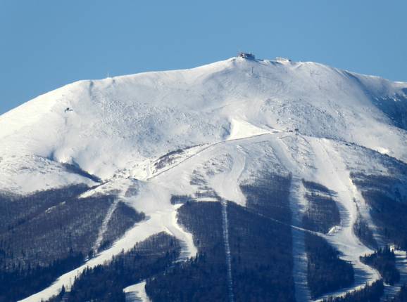 Vista sulle piste sulla cima Bjelašnica