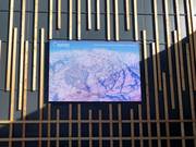 Tabellone informativo alla stazione a monte della cabinovia