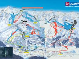 Mappa delle piste Sölden