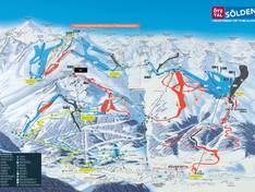 Mappa delle piste Sölden