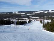 Pista con panorama a Kläppen