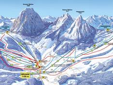 Mappa delle piste Brunni - Alpthal