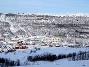 Vista sugli alloggi a Hamrafjället