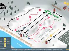 Mappa delle piste Krasnaya Gorka - Podol'sk