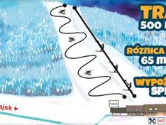 Mappa delle piste Zloty Stok w Krzeszowie