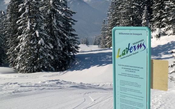 Snowparks Bodensee-Vorarlberg – Snowpark Laterns - Gapfohl