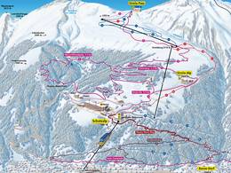Mappa delle piste Schatzalp - Strela