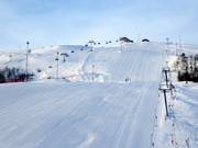 Vista sulla pista appena preparata al mattino