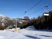 Casot di Pecol-Col de la Grava - 4pers.| Seggiovia ad alta velocità (ad agganciamento automatico) con cupole di protezione