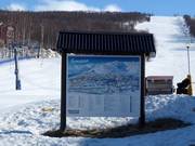 Mappa delle piste alla stazione a valle