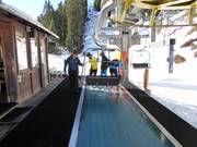 Alla seggiovia il personale è sempre presente.