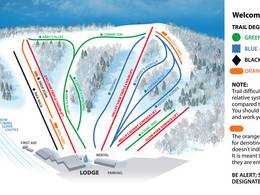 Mappa delle piste Seven Oaks
