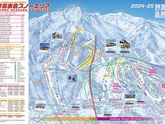 Mappa delle piste Myoko Akakura