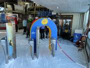 Accesso bambini a Oberlech presso la Petersbodenbahn