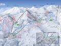 Mappa delle piste Orcières Merlette 1850